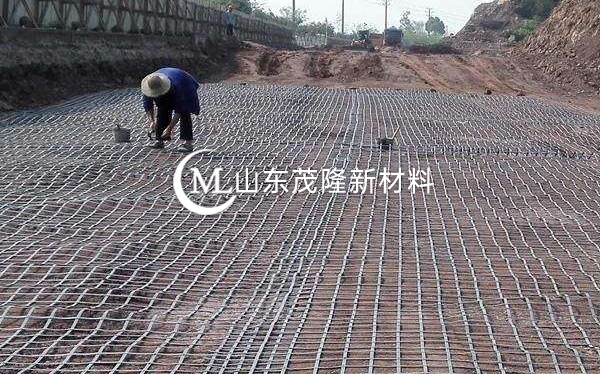 《京德高速六標》土工格柵施工