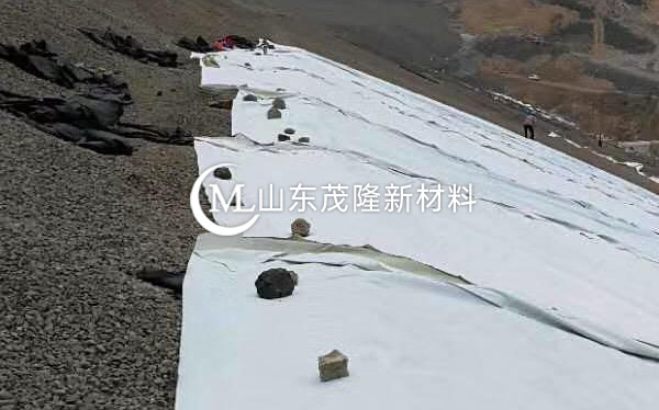《銀西項目》排水板、復合土工膜施工