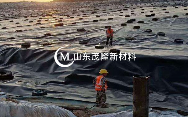 《福建武平垃圾填埋場》土工布、土工膜施工