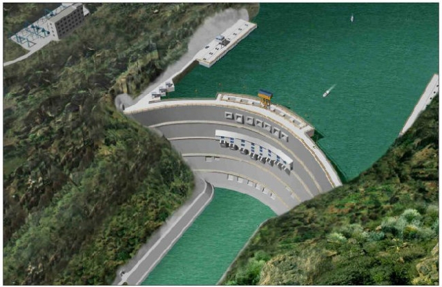 中國第二大水電站——溪洛渡水電站